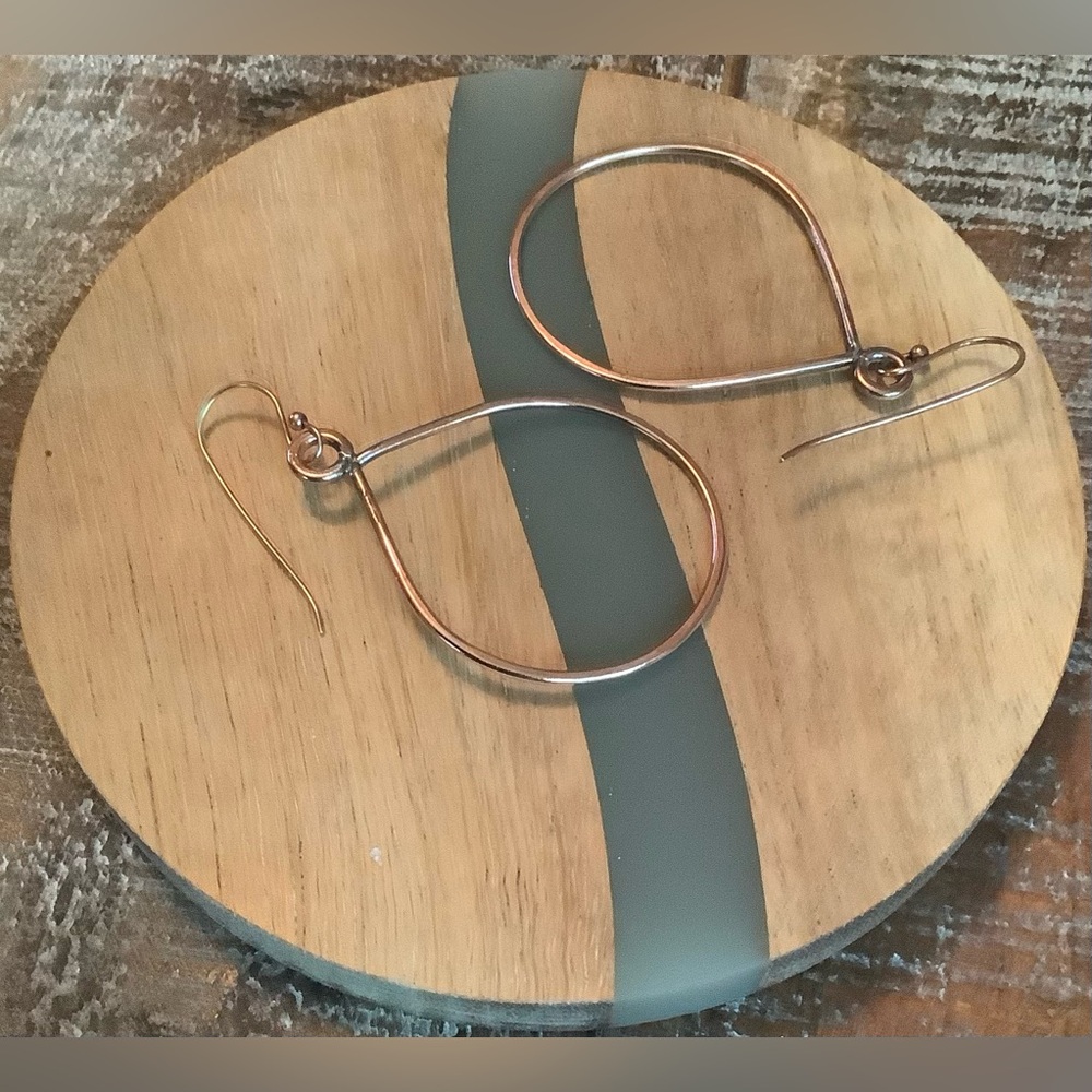 Copper Handmade Earrings by Sandy Robinson Jewelry